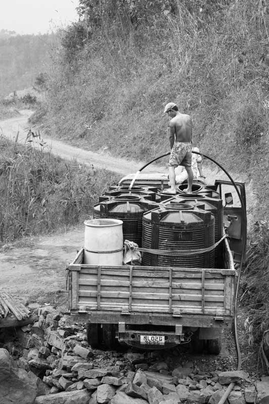 The beautiful mountain capital of Kohima, Nagaland suffers from water crisis, when supply of spring water through tanks and tankers makes good business